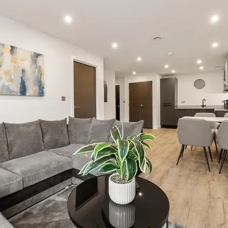 Stylish Modern 2bed - Free Parking&gym Apartamento York