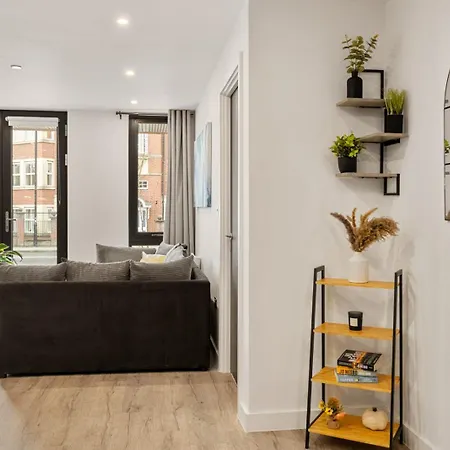 Stylish Modern 2bed - Free Parking&gym Lejlighed York